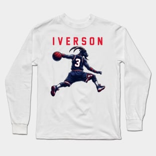 Goated Allen Inverson Philadelphia 76ers Long Sleeve T-Shirt